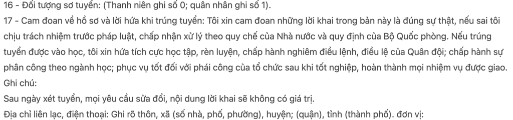 Văn bản đã được nhận dạng từ chữ viết tay